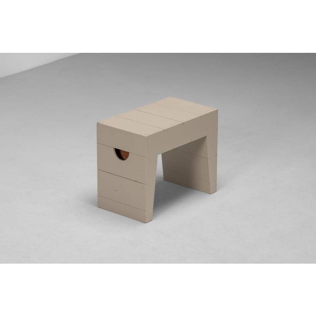 Bossche School Stool by Jan de Jong, Netherlands, 1970s For Sale - Image 10 of 18