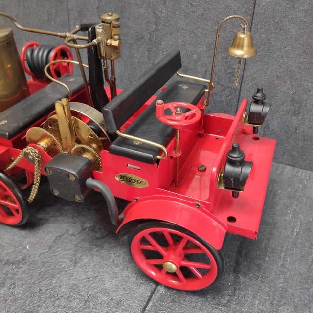 1980s Wilesco Steam Pump D 305 Fire Brigade Steam Engine, 1980s For Sale - Image 5 of 18