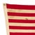 This vintage Easton flag is made from a thin cotton cloth. Printed design is visible on both sides with lighter coloring...