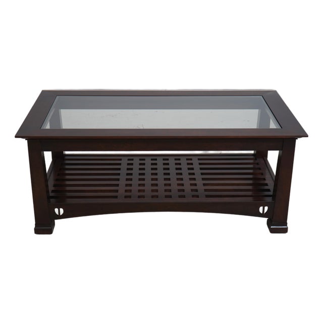 Stickley Highlands Cherry Arts & Crafts Coffee Table For Sale