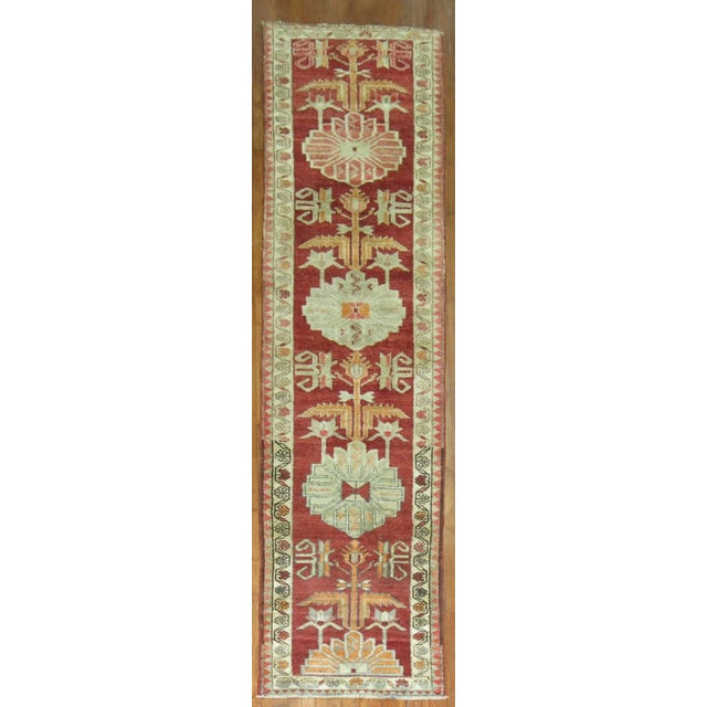 Vintage Red Turkish Anatolian Runner - 2'9" x 13'7" For Sale In New York - Image 6 of 6
