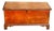 Antique Queen Anne Pennsylvania Walnut Dovetailed Blanket Chest With Iron Hinges For Sale