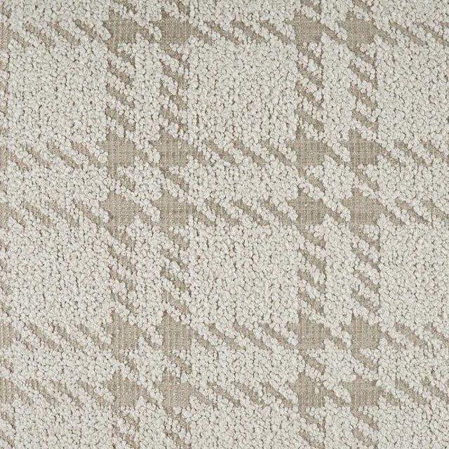 Chenille Sofa Pillows in Ivory and Taupe - A Pair For Sale - Image 4 of 4