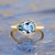 Metal Natural Topaz Ring 6.5 14k Y Gold 3.15 TCW Certified For Sale - Image 7 of 15