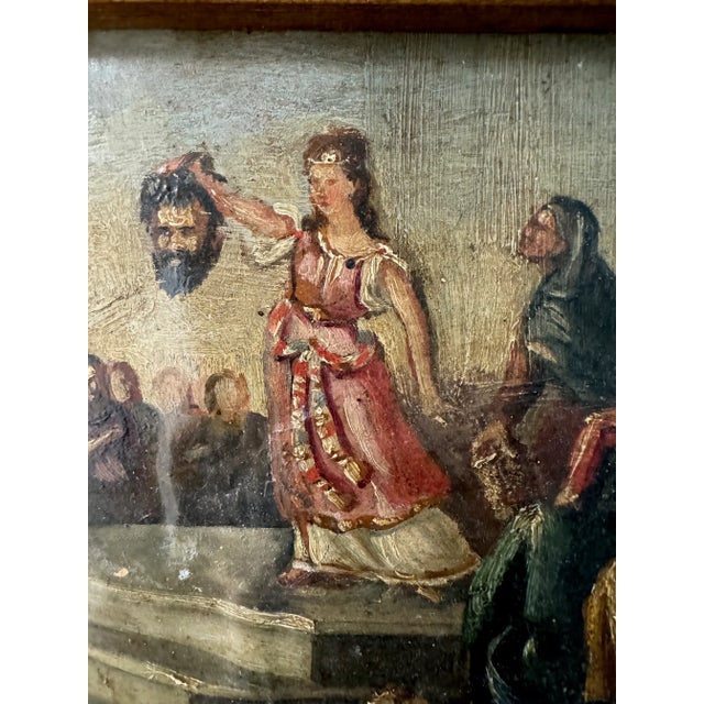 Italian Pair of 17th Century Paintings For Sale - Image 3 of 9