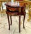 French Style Hand-Painted Accent Table With 2 Drawers & Gilded Brass Hardware For Sale - Image 9 of 9