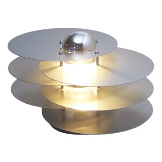Space Age Italian Layered Table Lamp, Italy, 1960s For Sale