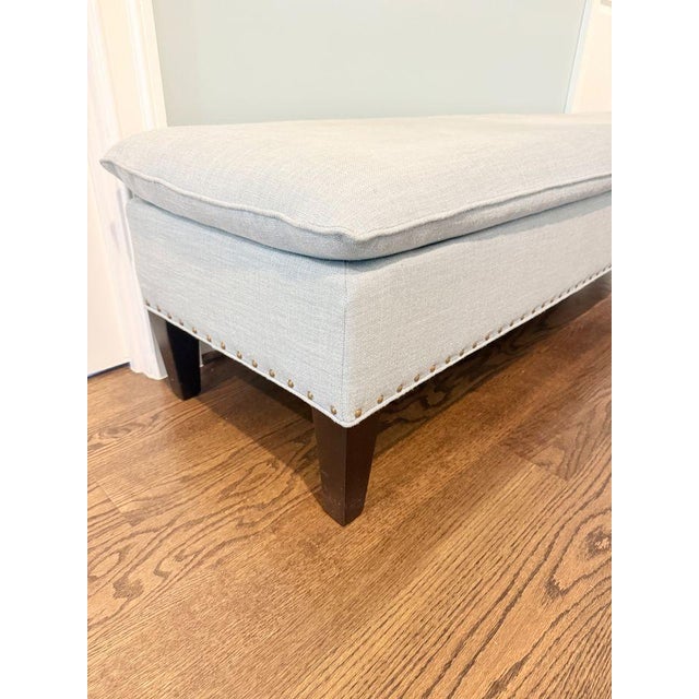 C R Laine Upholstered Bench For Sale - Image 4 of 6
