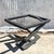 Late 20th Century Vintage Contemporary “Fleur De Fer” Steel Dining Table Pedestal After Roche Bobois For Sale - Image 5 of 12