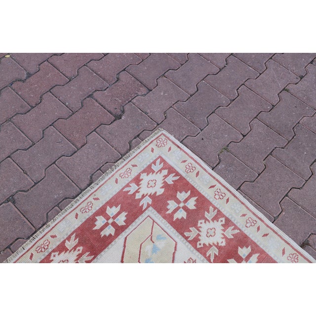 1970s Boho Style Hand Knotted Milas Area Rug For Sale - Image 9 of 12