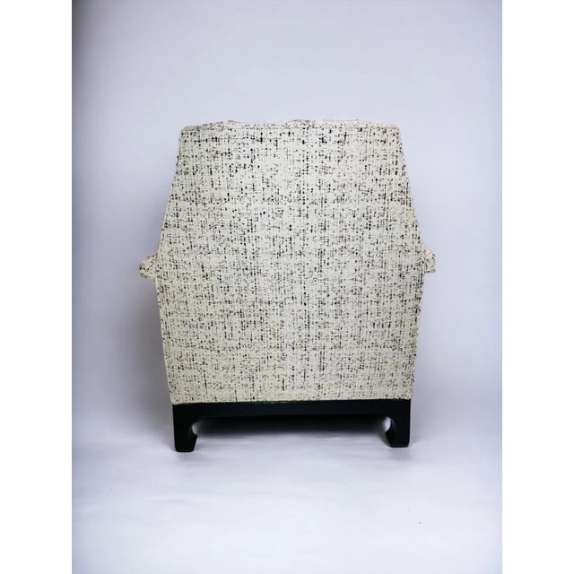 These chairs are a beautiful blend of Mid Century and Asian design elements, resulting in a striking and unique pair. The...