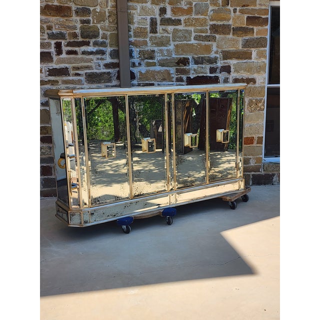 John Richard Collection Mirrored Cabinet For Sale - Image 10 of 14