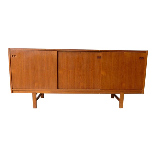 1950s Mid Century Modern Danish Koford Larsen Teak & Rosewood Credenza For Sale