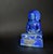 Blue Lapis Lazuli Buddha Statue Stately Presence For Sale - Image 8 of 17