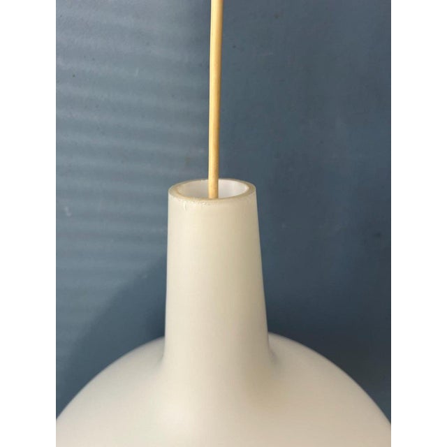 Opaline Glass Bulbo Pendant Lamp by Lisa Johansson Pape for Stockmann Orno For Sale - Image 9 of 11