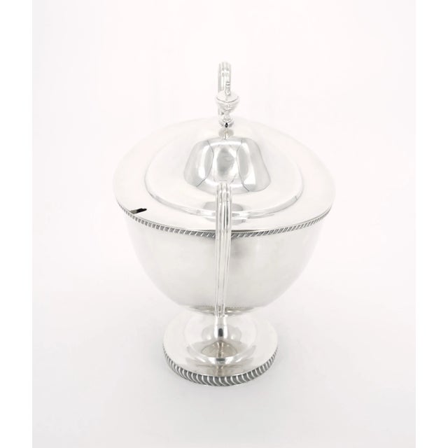 Large English Silver Plate Tableware Covered Tureen For Sale - Image 4 of 12