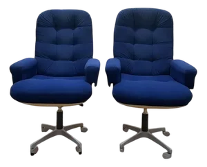 Set of Vintage Office Armchairs