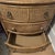 1990s Braxton Culler Coastal Demilune 3 Drawer Chest - Woven Rattan Reed & Oak - Carved Melon Feet - 36" W For Sale - Image 14 of 17