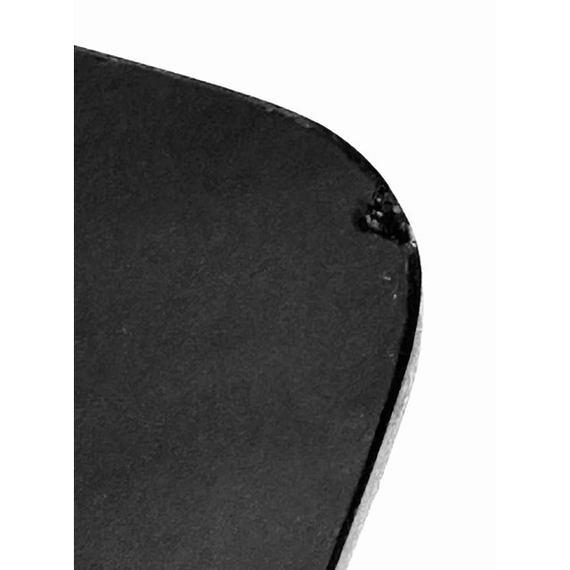 Metal 1980s Hollywood Regency Italian Gilt Metal and Black Glass Bar Cart For Sale - Image 7 of 7