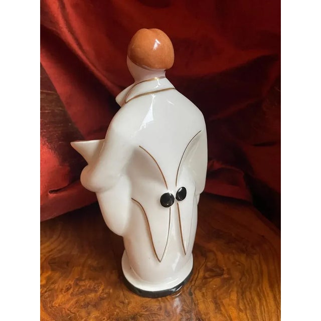 Art Deco Porcelain Figure Clown from Robj, France, 1920s For Sale - Image 6 of 13