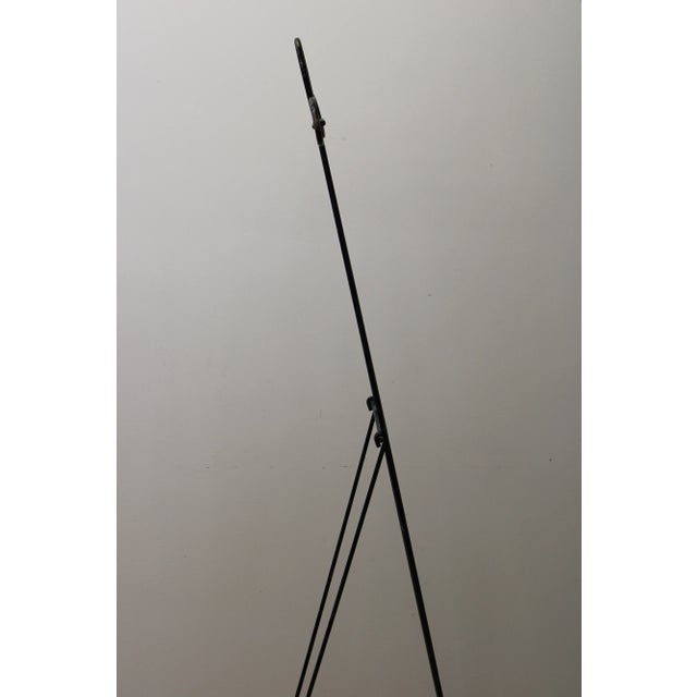 Iron Easel W/ Tri Circle Top For Sale - Image 4 of 7
