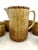 Vintage Otagiri Japanese Brown Basket Weave Ceramic Pitcher and Mugs- Set of 7 For Sale In Little Rock - Image 6 of 9
