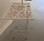Shabby chic metal folding table. Folds fine.