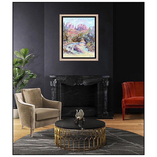 Message us to inquire about custom framing options! (Included for free with every purchase) The artwork here, "The Crimson...