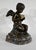 Metal Angel with Flute, Late 19th Century, Bronze & Marble For Sale - Image 7 of 18