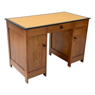 Art Deco Modernist Desk by J.A. Muntendam for L.O.V. Oosterbeek, 1920s For Sale