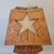Mid 20th Century Tramp Art American Folk Art Matchstick Table Lamp With Star Motif For Sale - Image 5 of 9