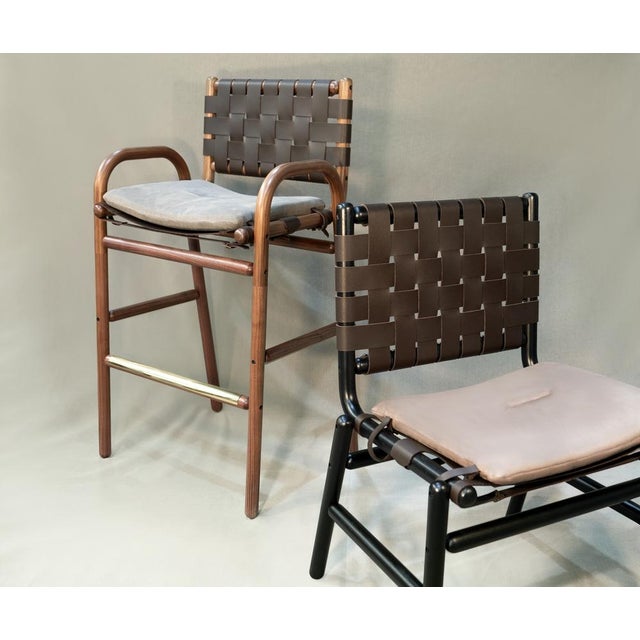 Brown Albany Dining Chair by Wood Tailors Club For Sale - Image 8 of 9
