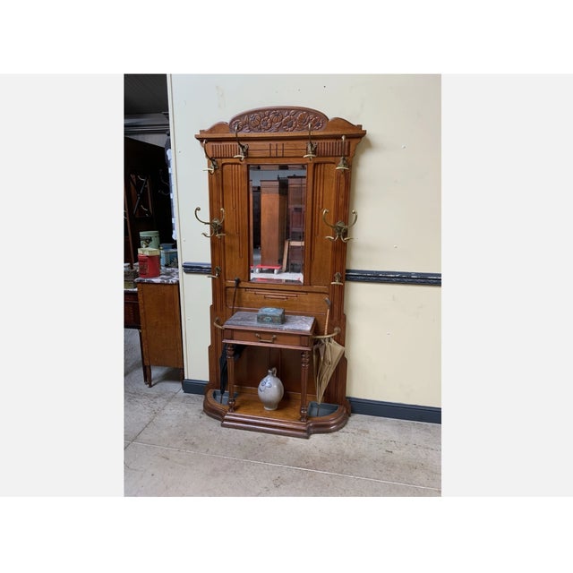 Antique Art Nouveau Wardrobe, 1910 For Sale - Image 11 of 11