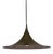 Vintage Semi Pendant Lamp by Bonderup and Thorup for Fog & Mørup, 1968 For Sale