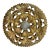 1930s Carved Giltwood Ceiling Medallion For Sale