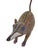 Mexican Alebrije Oaxaca Mexico Morales Folk Art Carved Wood Rat Figurine Sculpture For Sale - Image 3 of 10