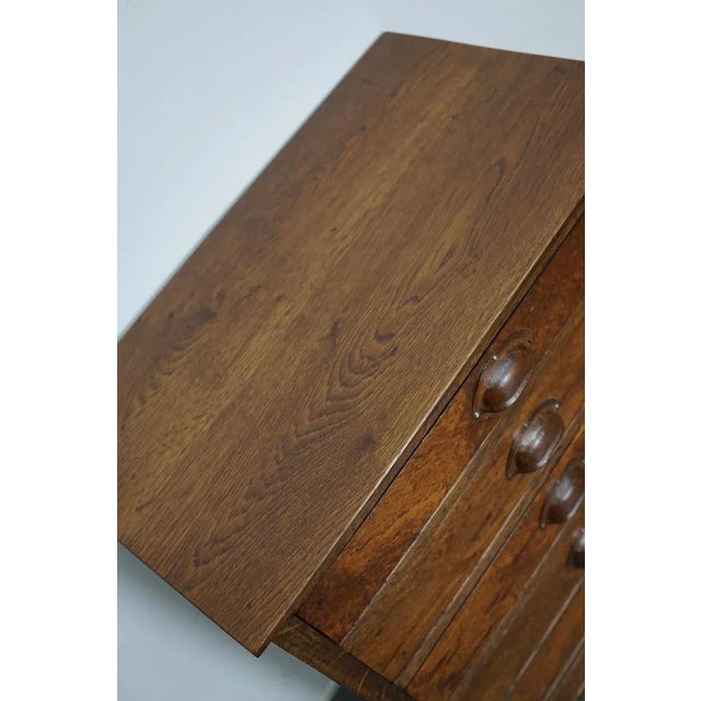 German Oak Apothecary Cabinet, Mid-20th Century For Sale - Image 9 of 17