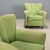 Vintage Green Armchairs, 1950s, Set of 2 For Sale - Image 3 of 9