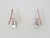 Triangular Wall Sconces in Chrome and Orange Metal, 1970s, Set of 2 For Sale - Image 3 of 9
