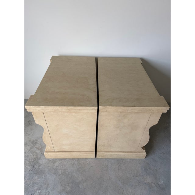 Wood Ralph Lauren Neoclassical Style With Drawer Nightstands – Pair For Sale - Image 7 of 18