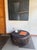 Contemporary Striking Burnt Suar Wood Coffee Table, Stunning Wood Textures, Modern Organic For Sale - Image 3 of 9