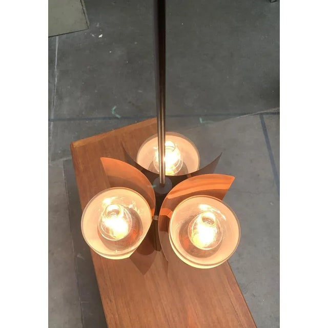 Mid-Century German Glass and Copper Pendant Lamp from Cosack, 1960s For Sale - Image 15 of 18