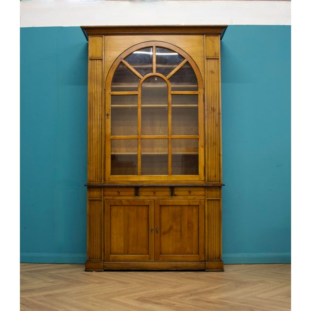 French Cherry Bookcase from De Bournais, 2000s For Sale - Image 10 of 10