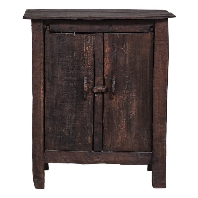 Primitive Wooden Side Cabinet or Console, 1930s For Sale