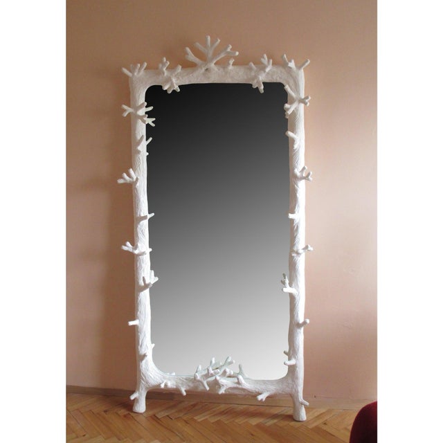 2020s Oversized Twig Floor Mirror Attributed to John Dickinson, Late 20th Century For Sale - Image 5 of 6