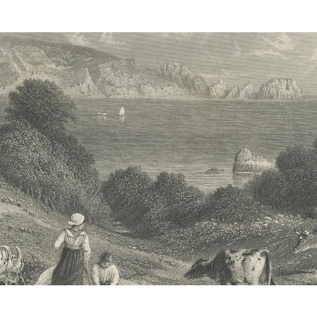 After Myles Birket Foster, Moulin Huet Bay, Guernsey, 1876, Engraving For Sale - Image 6 of 9