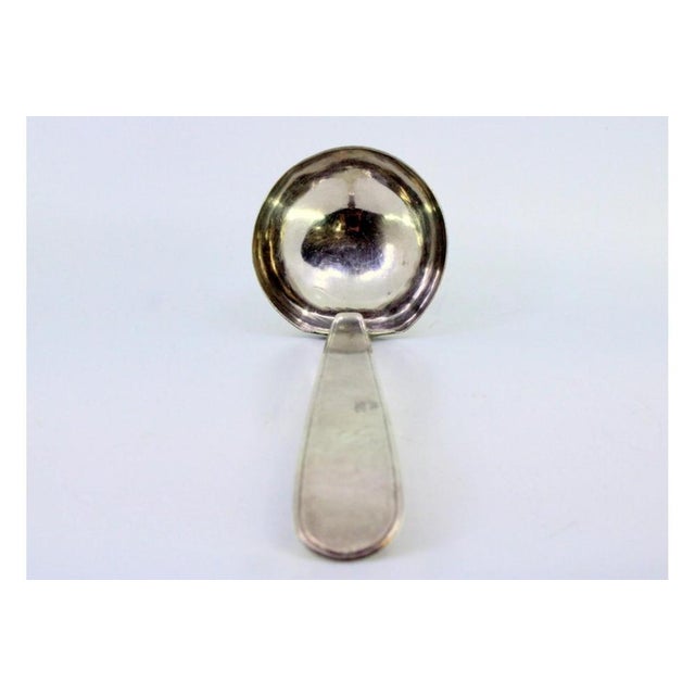 Silver Soup Ladle with Handle Grooves For Sale - Image 5 of 8