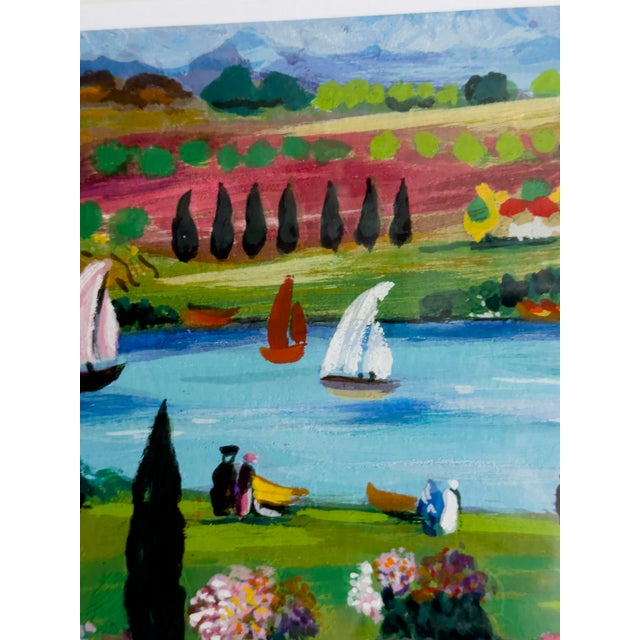 Shlomo Alter “Paradise City” Contemporary Limited Edition Seriolithograph in Color on Wove Paper, Signed and Numbered For Sale - Image 9 of 18