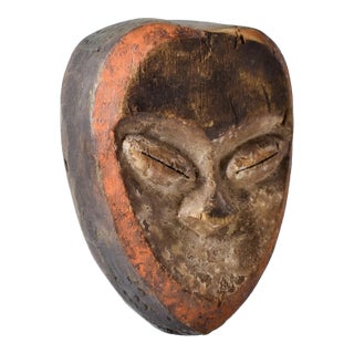 Early 20th Century Kwele Ekuk Mask Gabon For Sale