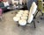 George Nelson for Herman Miller Marshmallow Sofa in White Leather For Sale - Image 4 of 18